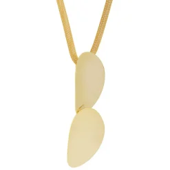 Collier et pendentif Femme Edforce 00-0279-S - Acier Doré