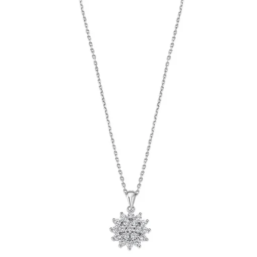 Collier et pendentif Femme Lotus Silver LP3081-1-1