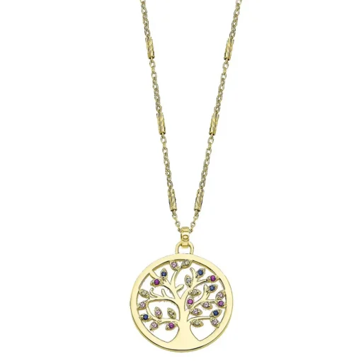 Collier et pendentif Femme Lotus Silver LP1890-1-2