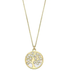 Collier et pendentif Femme Lotus Silver LP1891-1-2