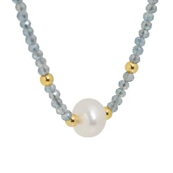 Collier et pendentif Femme Edforce 534-0120-N - Perle Argentée