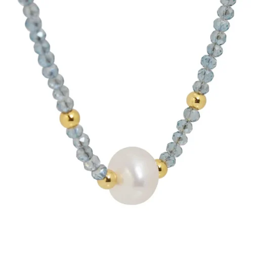 Collier et pendentif Femme Edforce 534-0120-N - Perle Argentée