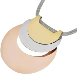 Collier et pendentif Femme Edforce 93-0831-S - Acier argenté