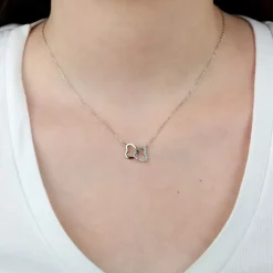 Collier et pendentif Femme Lotus Silver LP3093-1-1
