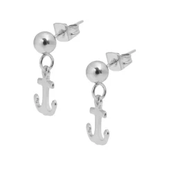Collier et pendentif Femme Edforce 90-0395-S - Acier Argenté