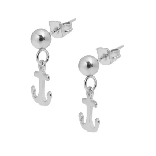 Collier et pendentif Femme Edforce 90-0395-S - Acier Argenté