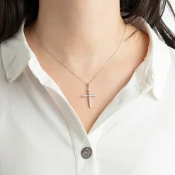 Collier et pendentif Femme Lotus Silver LP3067-1-1
