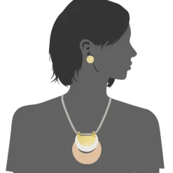 Collier et pendentif Femme Edforce 93-0831-S - Acier argenté