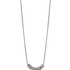 Collier et pendentif Guess Bijoux UBN28053 - Acier rhodié cristaux Femme