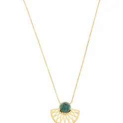 Collier et pendentif Kosma Mia BNS08175-OCTUBU - Métal Doré Jaune & Turquoise Femme
