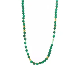 Collier et pendentif Les Interchangeables A59279 - Sautoir Bobo Chic Bleu Gris Femme