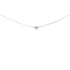 Collier et pendentif Les Interchangeables A59212 - Coeur Palladium Femme