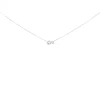 Collier et pendentif Les Interchangeables A54328 - Serti PM-GM Palladium Cristal Femme