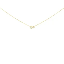 Collier et pendentif Les Interchangeables A54326 - Serti PM-GM Or Jaune Cristal Femme