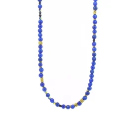 Collier et pendentif Les Interchangeables A59277 - Sautoir Bobo Chic Bleu Femme