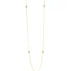 Collier et pendentif Les Interchangeables A59237 - Sautoir Coeur Doré Femme
