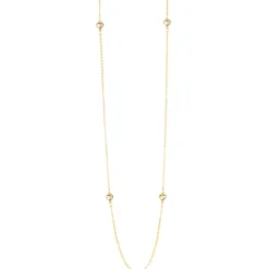 Collier et pendentif Les Interchangeables A59237 - Sautoir Coeur Doré Femme