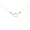 Collier et pendentif Les Interchangeables A59166 - Orbite Doré Rose Femme