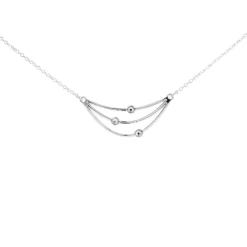 Collier et pendentif Les Interchangeables A59167 - Orbite Palladium Femme