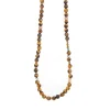 Collier et pendentif Les Interchangeables A60204 - Sautoir Bobo Chic Oeil du Tigre Femme