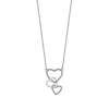 Collier et pendentif Lotus Silver MOMENTS LP1817-1-1 - Collier et pendentif MOMENTS Argent Coeur Femme