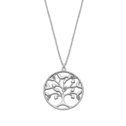 Collier et pendentif Lotus Style LS2084-1/1 - rainbow arbre de vie Acier Femme
