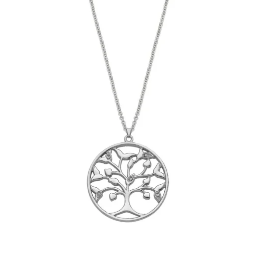 Collier et pendentif Lotus Style LS2084-1/1 - rainbow arbre de vie Acier Femme