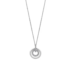 Collier et pendentif Lotus Style Bijoux BLISS LS1868-1-1 - Collier et pendentif BLISS Acier Femme