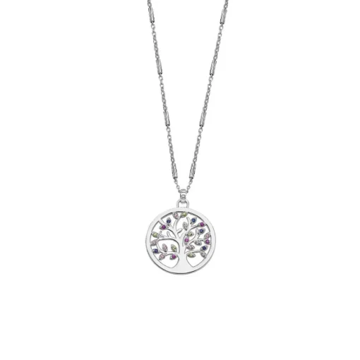 Collier et pendentif Lotus Silver TREE OF LIFE LP1890-1-1 - Collier et pendentif TREE OF LIFE Argent Femme
