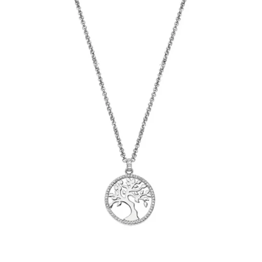 Collier et pendentif Lotus Silver TREE OF LIFE LP1778-1-1 - Collier et pendentif TREE OF LIFE Argent Femme