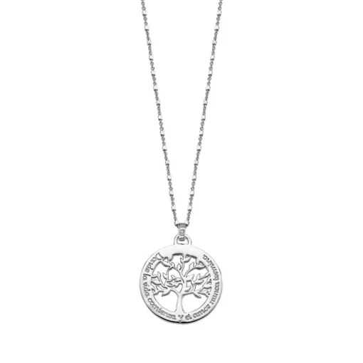 Collier et pendentif Lotus Silver TREE OF LIFE LP1641-1-1 - Collier et pendentif TREE OF LIFE Argent Femme