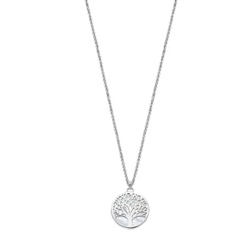 Collier et pendentif Lotus Silver TREE OF LIFE LP1678-1-1 - Collier et pendentif TREE OF LIFE Argent Femme