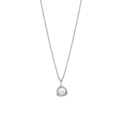 Collier et pendentif Lotus Silver LP1928-1/1 - perles Argent Femme