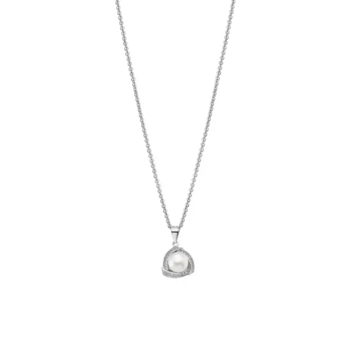 Collier et pendentif Lotus Silver LP1928-1/1 - perles Argent Femme