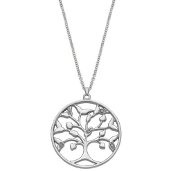 Collier et pendentif Lotus Style LS2084-1/1 - rainbow arbre de vie Acier Femme