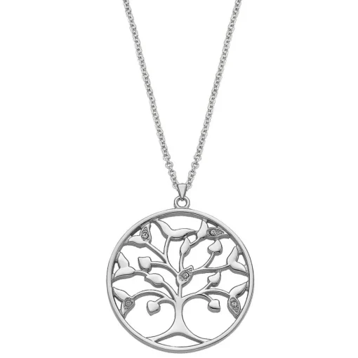 Collier et pendentif Lotus Style LS2084-1/1 - rainbow arbre de vie Acier Femme