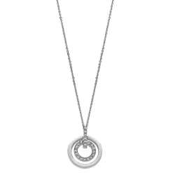 Collier et pendentif Lotus Style Bijoux BLISS LS1868-1-1 - Collier et pendentif BLISS Acier Femme