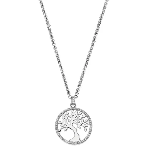 Collier et pendentif Lotus Silver TREE OF LIFE LP1778-1-1 - Collier et pendentif TREE OF LIFE Argent Femme