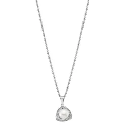 Collier et pendentif Lotus Silver LP1928-1/1 - perles Argent Femme