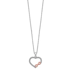 Collier et pendentif Lotus Silver LP1595-1/1 - coeur moments Argent Femme
