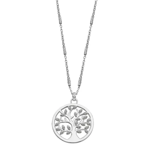 Collier et pendentif Lotus Silver TREE OF LIFE LP1892-1-1 - Collier et pendentif TREE OF LIFE Argent Femme