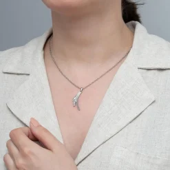 Collier et pendentif Lotus Style LS1949-1/1 - bliss Acier