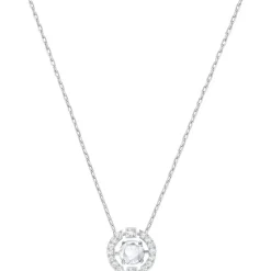 Collier et pendentif Swarovski 5286137 - Collier et pendentif Acier Cristal Argenté Femme