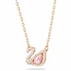 Collier et pendentif Swarovski 5469989 - Collier et pendentif Cigne Doré Rose Femme
