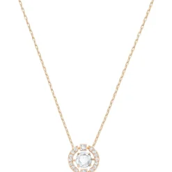 Collier et pendentif Swarovski 5272364 - Collier et pendentif Cristal Or Rose Femme