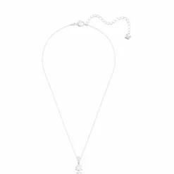 Collier et pendentif Swarovski 5472635 - Pendentif Solitaire Métal Rhodié et Cristaux Étincelants Femme