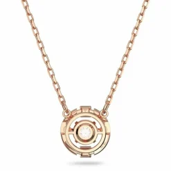 Collier et pendentif Swarovski 5272364 - Collier et pendentif Cristal Or Rose Femme