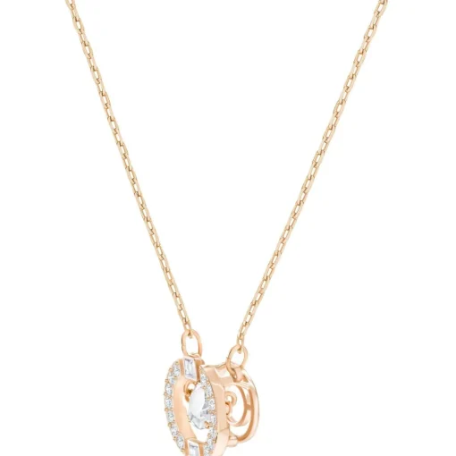 Collier et pendentif Swarovski 5272364 - Collier et pendentif Cristal Or Rose Femme