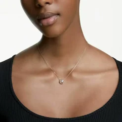 Collier et pendentif Swarovski 5272364 - Collier et pendentif Cristal Or Rose Femme