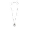 Collier femme Collier avec Pendentif Cercles Bimatières Pandora Pandora Signature - 389483C01 Argent